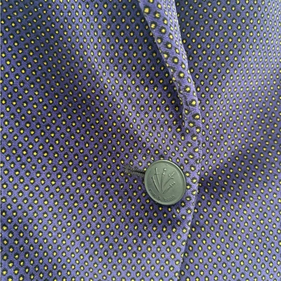 Rag & Bone Blazer Women’s Size 00 Velvet Print Lexi One Button Lined Career Glam - Picture 4 of 10